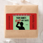 Funny Homemade Hot Sauce Labels Killer Custom (Insitu)
