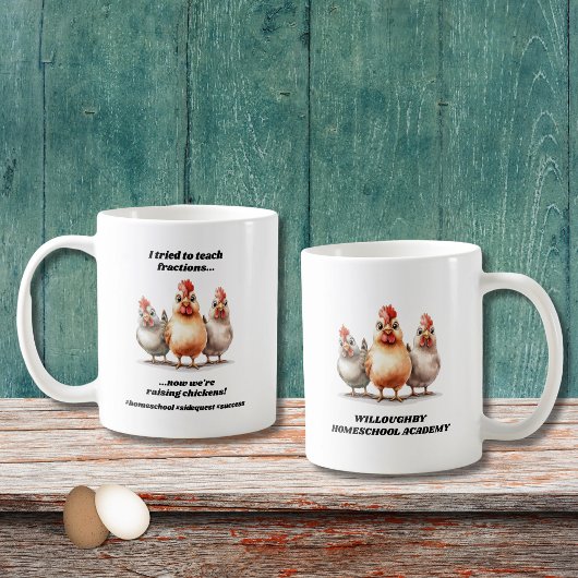 Funny Homeschool Chicken Kaffeetasse
