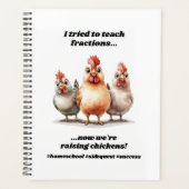 Funny Homeschool Chicken Planer (Vorderseite)