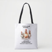 Funny Homeschool Chicken Tasche (Vorderseite)