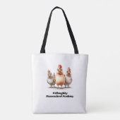 Funny Homeschool Chicken Tasche (Rückseite)