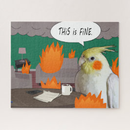 Funny Homeschool Cockatiel Dies ist ein schönes Ch Puzzle