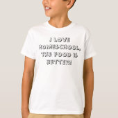 Funny Homeschool Graphic Text T-Shirt (Vorderseite)