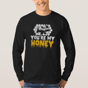 Funny Honey Badger Animal Ratel Du bist mein Honig T-Shirt
