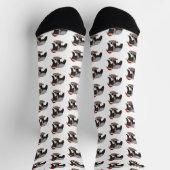 Funny Honey Badger Cobra Snake Badass Weihnachtsna Socken (Oben)