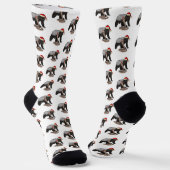Funny Honey Badger Cobra Snake Badass Weihnachtsna Socken (Gewinkelt)