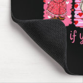 Funny Honk If You Love Me Silly Goose Heart Valent Mousepad (Ecke)