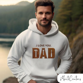 Funny hooded sweater for dad in the form of tools hoodie