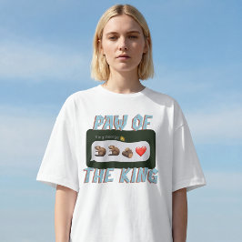 Funny Hoppers Paw of King George Pond Crew Beaver Tri-Blend Shirt