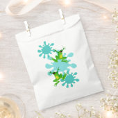 Funny Hoppy Birthday Frog Favor Bag Geschenktütchen (Ausgeschnitten)