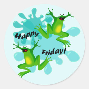 Funny Hoppy Frig Sticker