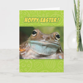 Funny Hoppy Oster von der Froschkarte Karte