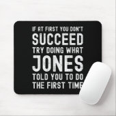 Funny hören Jones Joke Vintag Mousepad (Mit Mouse)
