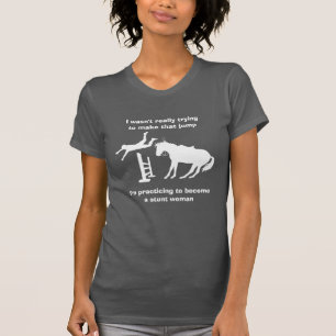 Funny Horn Springen Frauen im Training T-Shirt