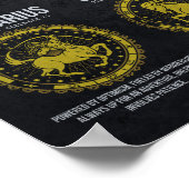 Funny Horoscopes, Funny Zodiac Sign Spaß Poster (Ecke)