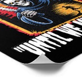 Funny Horror Grim Sensenmann Kostüm Erwachsene Män Poster (Ecke)