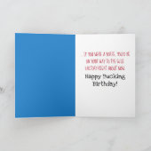 Funny Horse - alt genug für Glue Factory Geburtsta Karte (Innenseite)