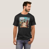 Funny Horse Bank Robber T-Shirt (Vorne ganz)