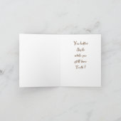 Funny Horse Birthday Card Karte (Innenseite)