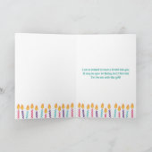 Funny Horse Birthday Card mit Name und Alter Karte (Innenseite)