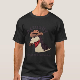 Funny Horse Cowboy Das ist mein erster Rodeo-Weste T-Shirt