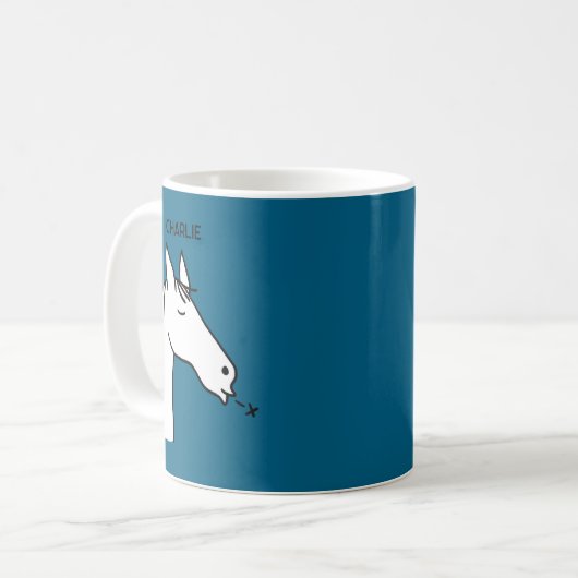 Funny Horse D  Kaffeetasse (Vorderseite Links)