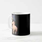 Funny Horse In Retro Style - Farm Humour Ny Funny Kaffeetasse (Vorderseite Links)