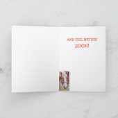 Funny Horse Joke Pub bekommen Well Card Karte (Innenseite)