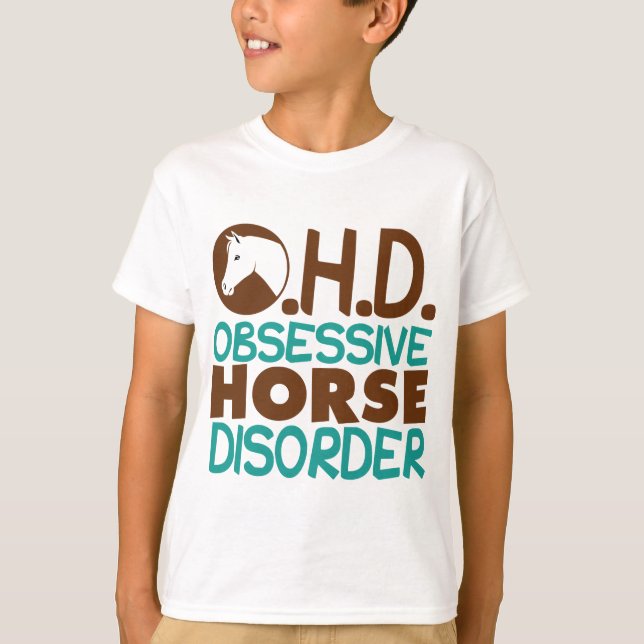 Funny Horse Kids T-Shirt (Vorderseite)