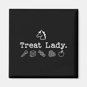 Funny Horse Leckerei Lady - Pferde Mama Reiten Hor Magnet