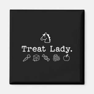 Funny Horse Leckerei Lady - Pferde Mama Reiten Hor Magnet