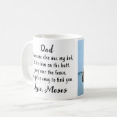 Funny Horse Lover Custom Foto Reiten Kaffeetasse (Vorderseite Links)