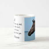 Funny Horse Lover Custom Foto Reiten Kaffeetasse (Mittel)