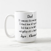 Funny Horse Lover Custom Niedliches Foto Reiten Kaffeetasse (Links)