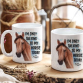 Funny Horse Lover Geschenk Western Cowgirl Reittie Kaffeetasse