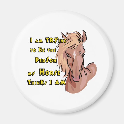 Funny Horse Magnet (Vorne)