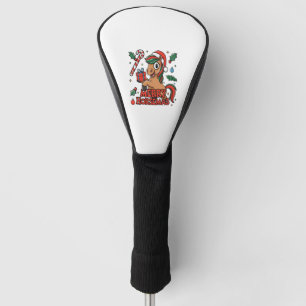 Funny Horse Merry Horsemas Golf Headcover