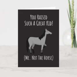 Funny Horse Mom Cards Mother Equestrian For Her Karte
