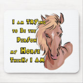 Funny Horse Mousepad (Vorne)