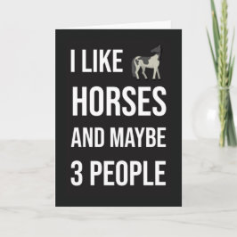 Funny Horse Owner Cards Equine Equestrian Jockey Karte