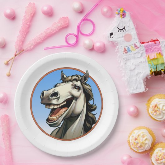 funny horse pappteller (Party)
