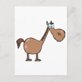 Funny Horse Postkarte (Vorderseite)