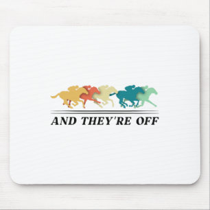 Funny Horse Racing Jockey Racer Der6 Mousepad