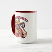 🐴 Funny Horse Tasse - "Ernsthaft!" (Vorderseite Links)