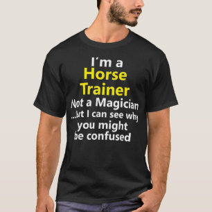 Funny Horse Trainer Coach Job Reittier Geschenk T-Shirt