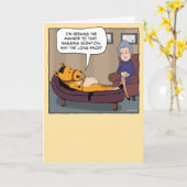 Funny Horse Wunder Warum das lange Gesicht Geburts Karte (Gelbe Blume)