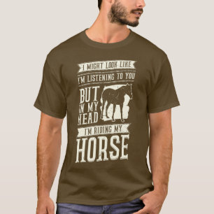 Funny Horseback Riding Reitsport T-Shirt