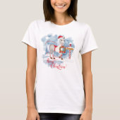 Funny Horses Liebhaber Weihnachten Nordpol T-Shirt (Vorderseite)