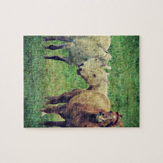 Funny Horses Puzzle (Horizontal)