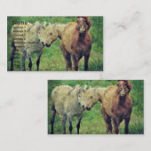 Funny Horses Visitenkarte (Vorne/Hinten)